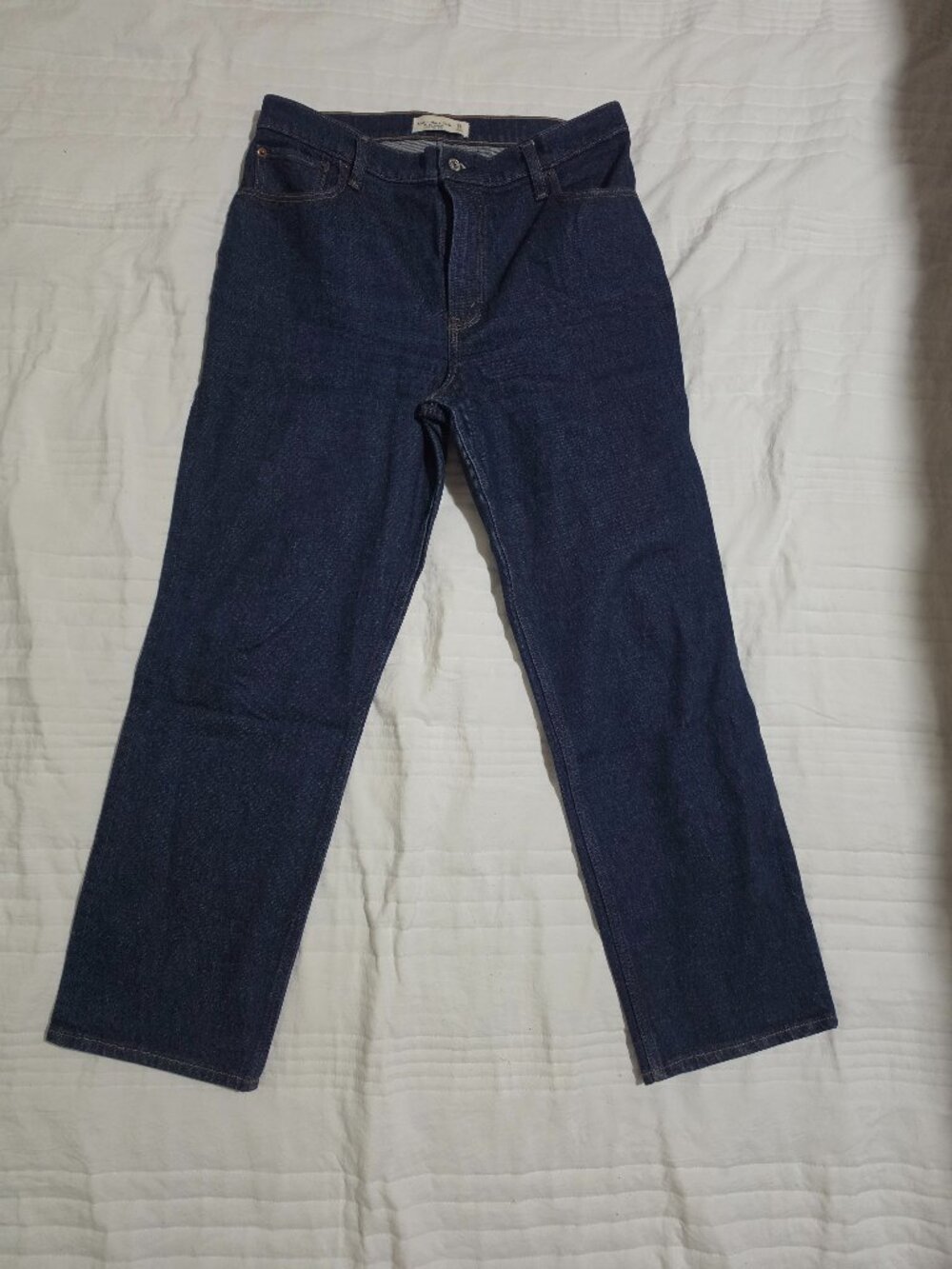 Abercrombie & Fitch 90s Straight Ultra High Rise Jeans 31 12S Dark Wash